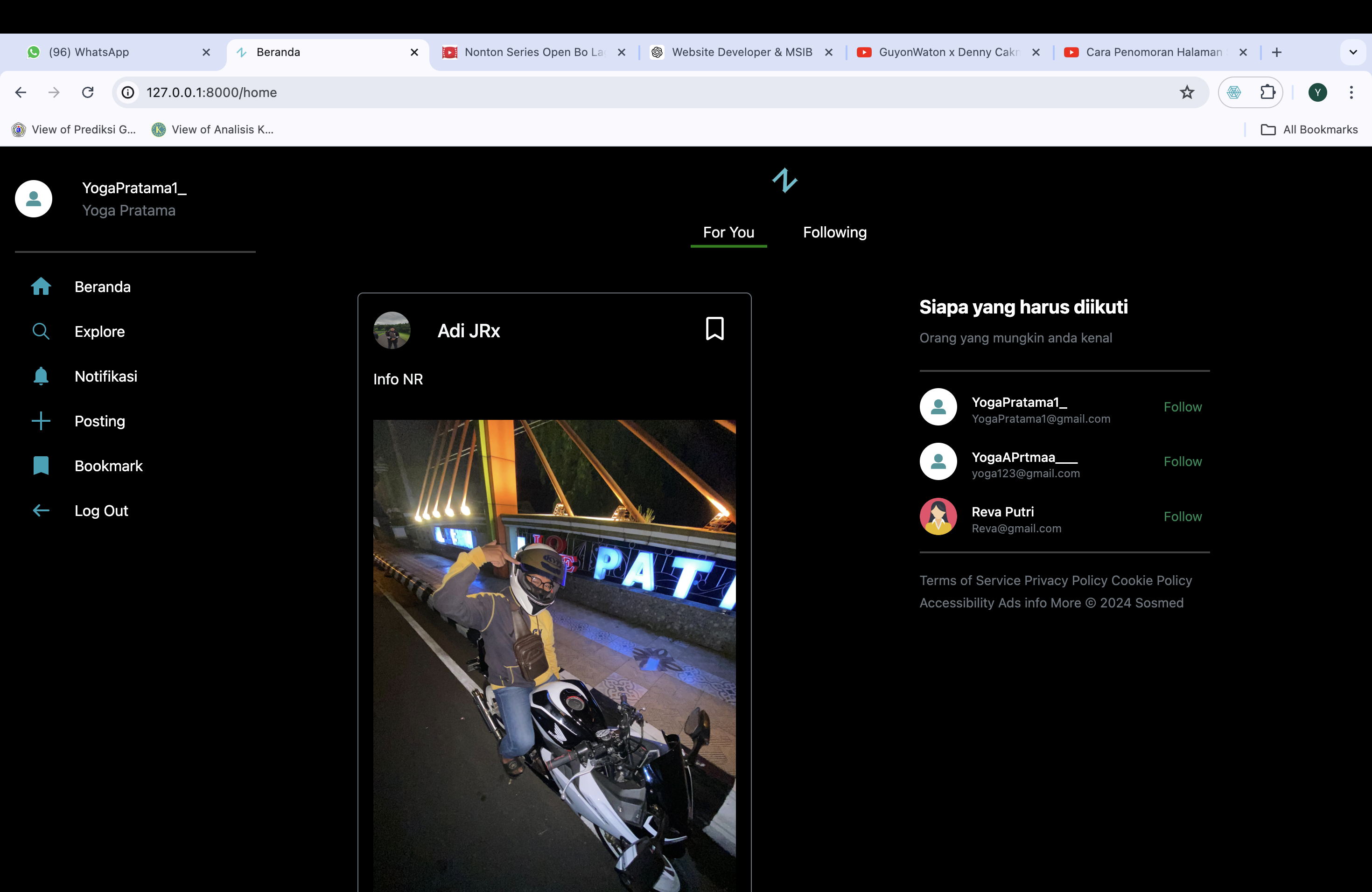 Instagram Cloning Application