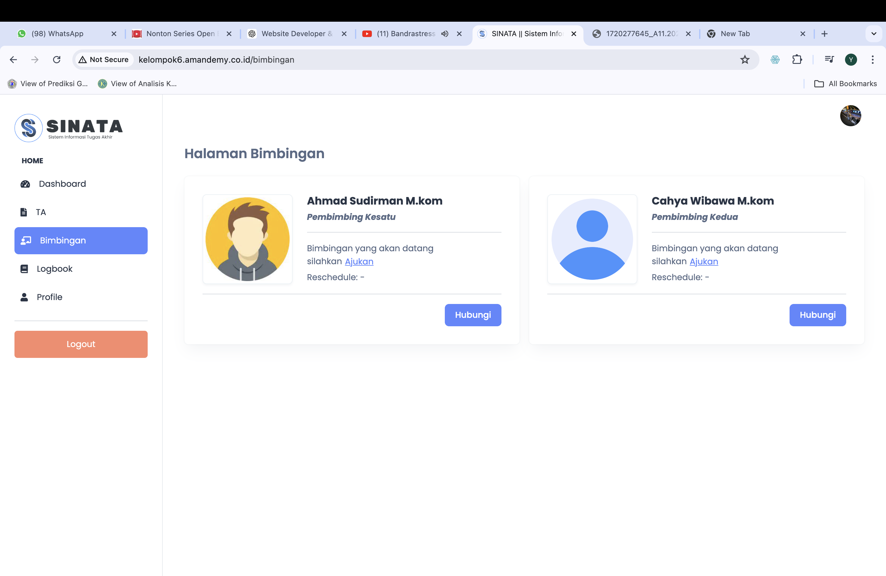 Final Project Information System (SINATA)